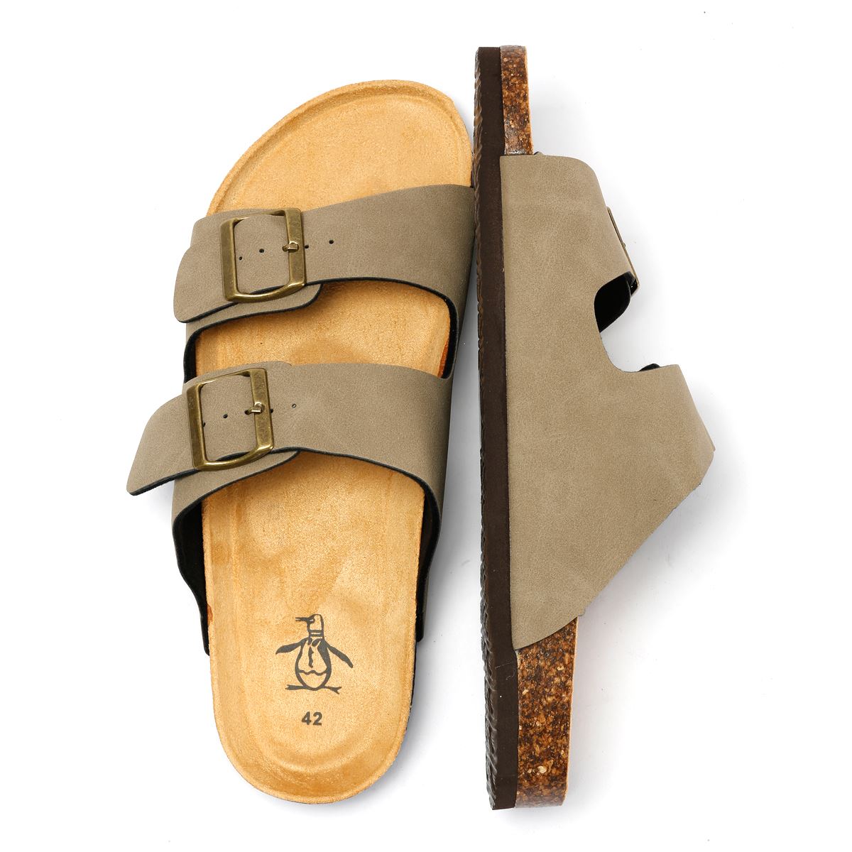 Penguin Port 2 Herren Beigen Sandalen