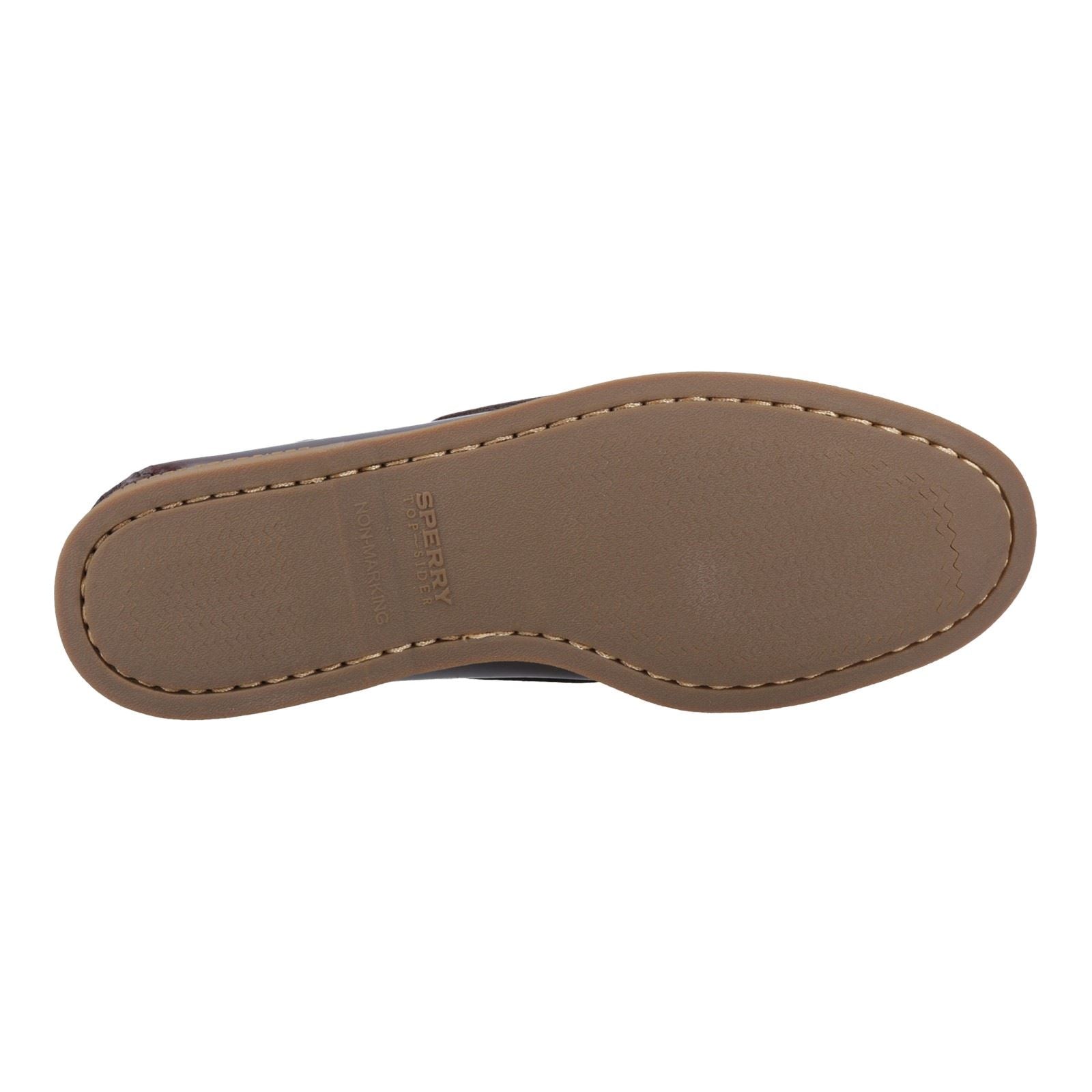 Sperry Authentic 2 Eye Leder Herren Bootsschuhe In Amarettotönung