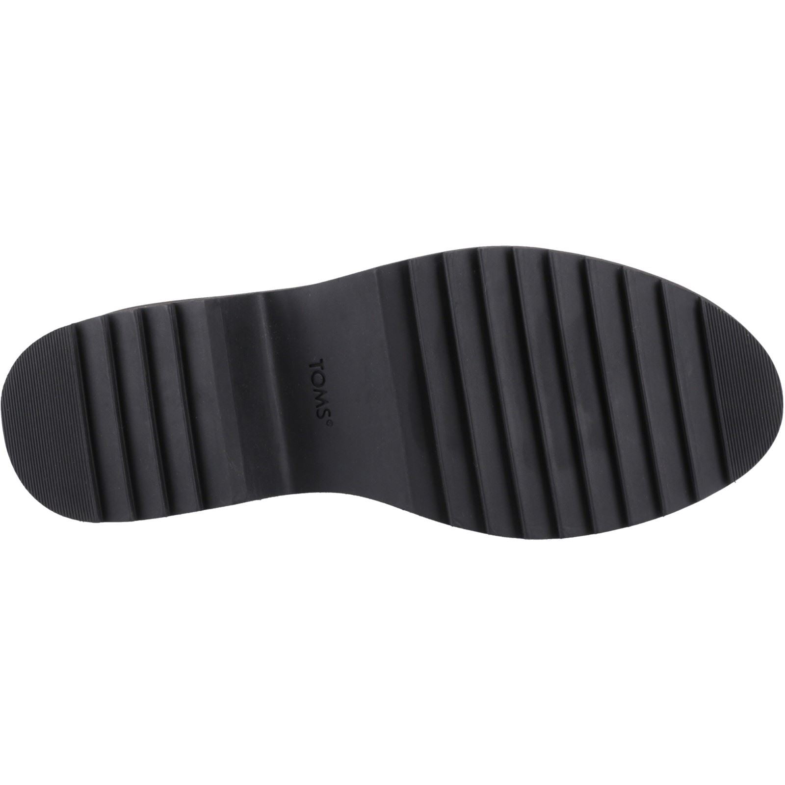 TOMS Millie Leder Damen Schwarze Absatz Stiefeletten