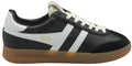 Gola Cyclone Leder Damen Schwarze Sneaker