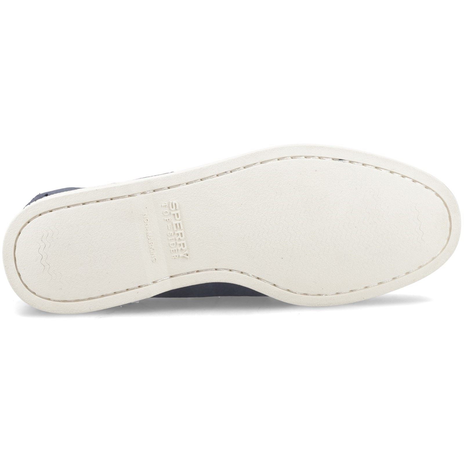 Sperry Authentic 2 Eye Herren Bootsschuhe Aus Dunkelblauem Leder