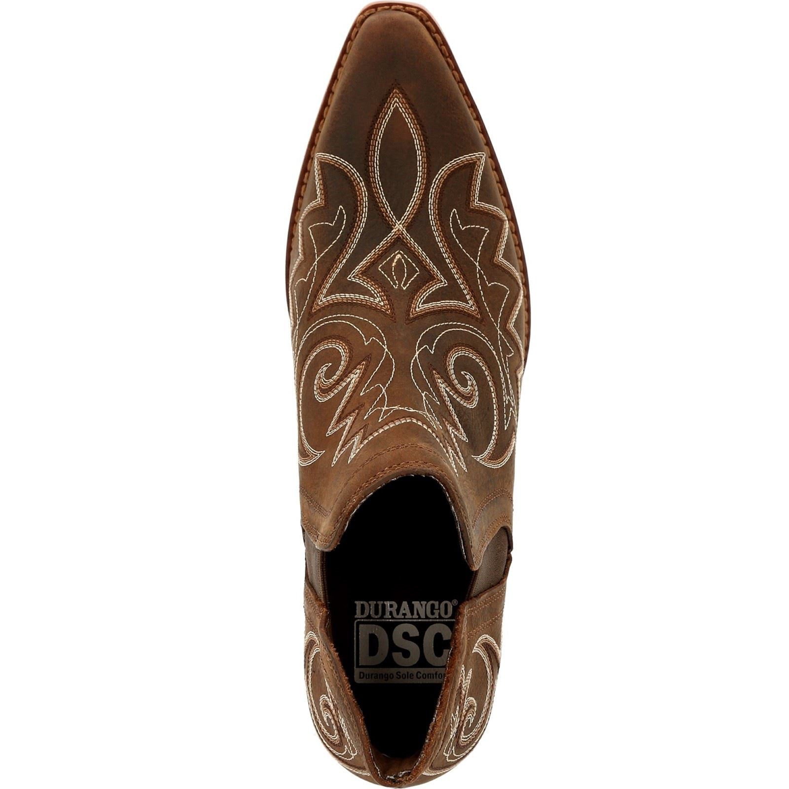 Durango Crush Leder Damen Kaffee Stiefel