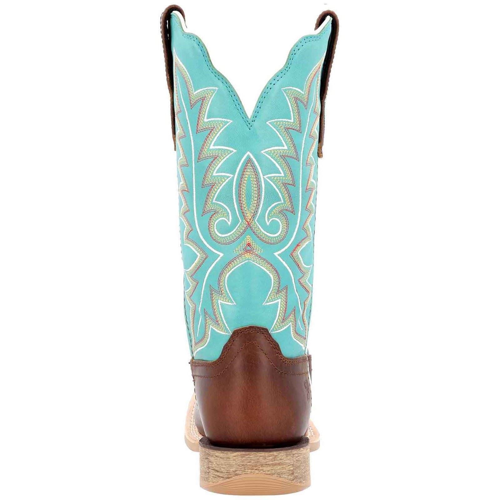 Durango Lady Rebel Pro Damenstiefel Aus Leder In Bay Braun/Arctic Blau