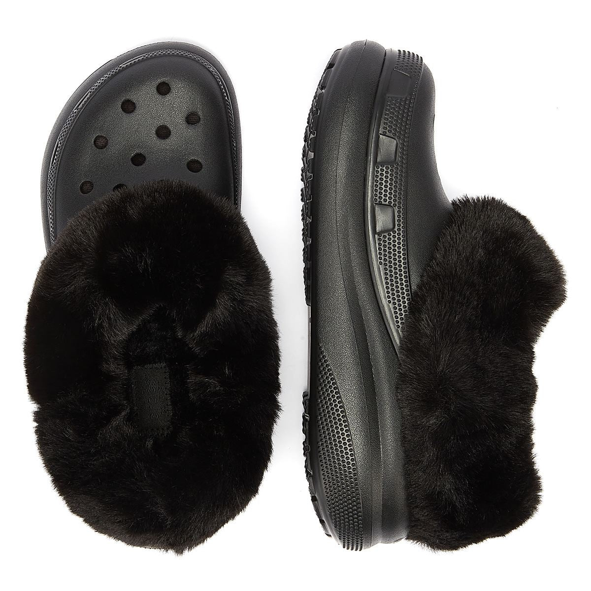 Crocs Furever Crush Clog Damenschuhe In Schwarz