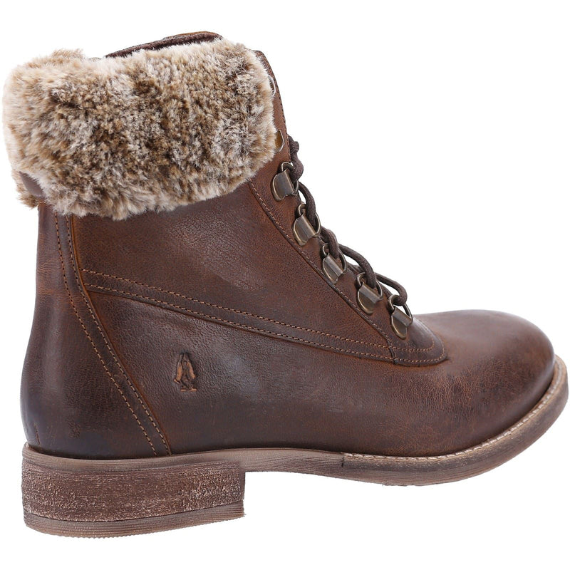 Hush Puppies Effie Kunstpelz Damen Braune Stiefel
