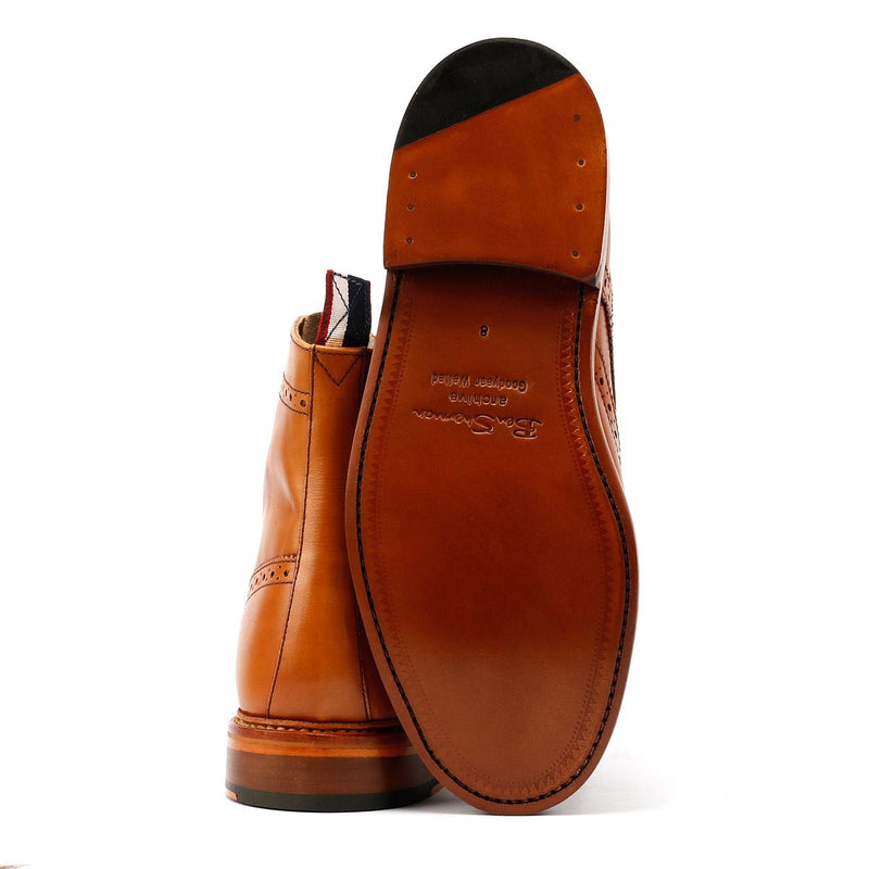 Ben Sherman Arthur Braune Herrenstiefel Aus Leder