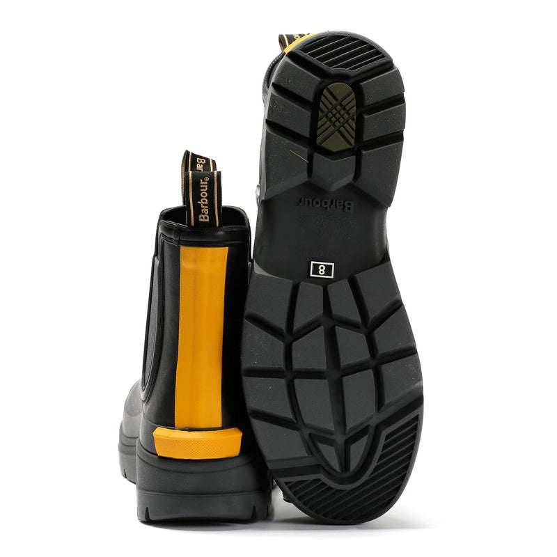 Barbour Nimbus Chelsea Welly Gummiherren Schwarz Gummistiefel