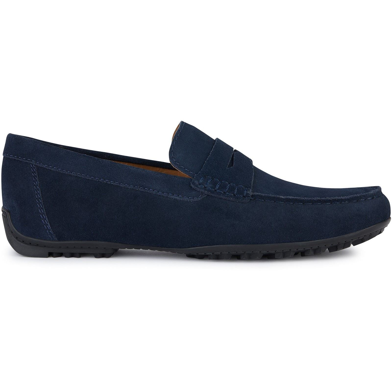 Geox U KOSMOPOLIS GRIP Herren Lederslipper In Marineblau