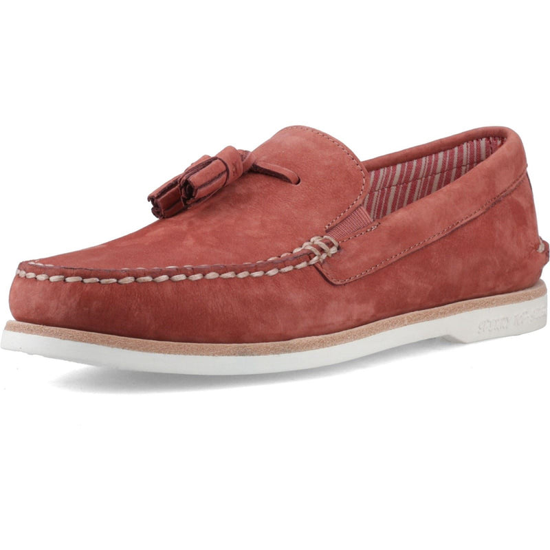 Sperry Authentic Original Herren Rote Leder Loafer
