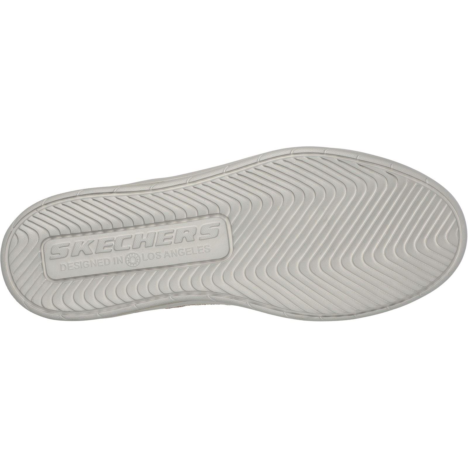 Skechers Hyland Ratner Herren Halbschuhe Aus Baumwolle In Khaki Mit Schnürung