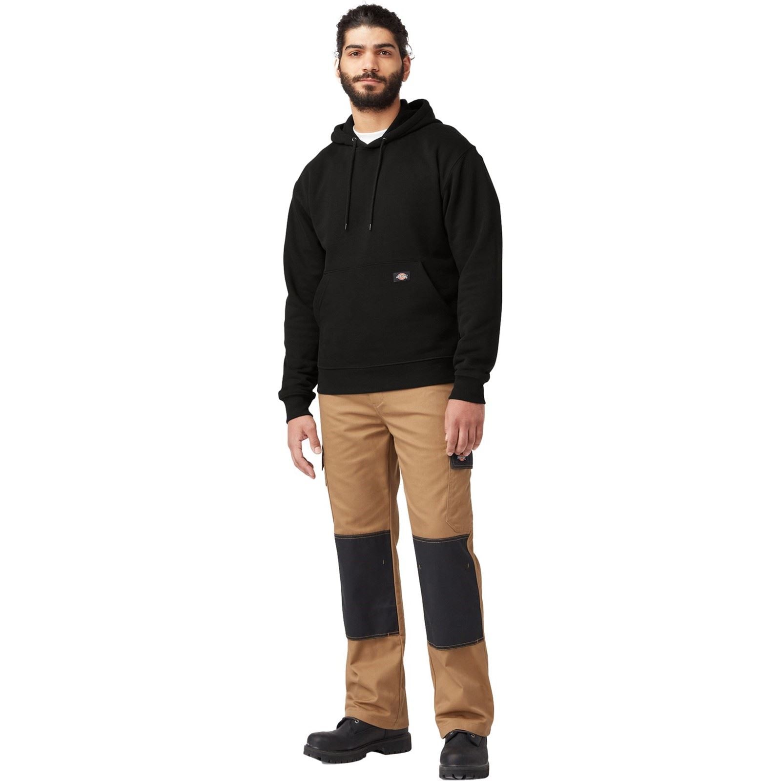 Dickies Everyday Fleece Baumwolle Herren Schwarzes Kapuzensweatshirt