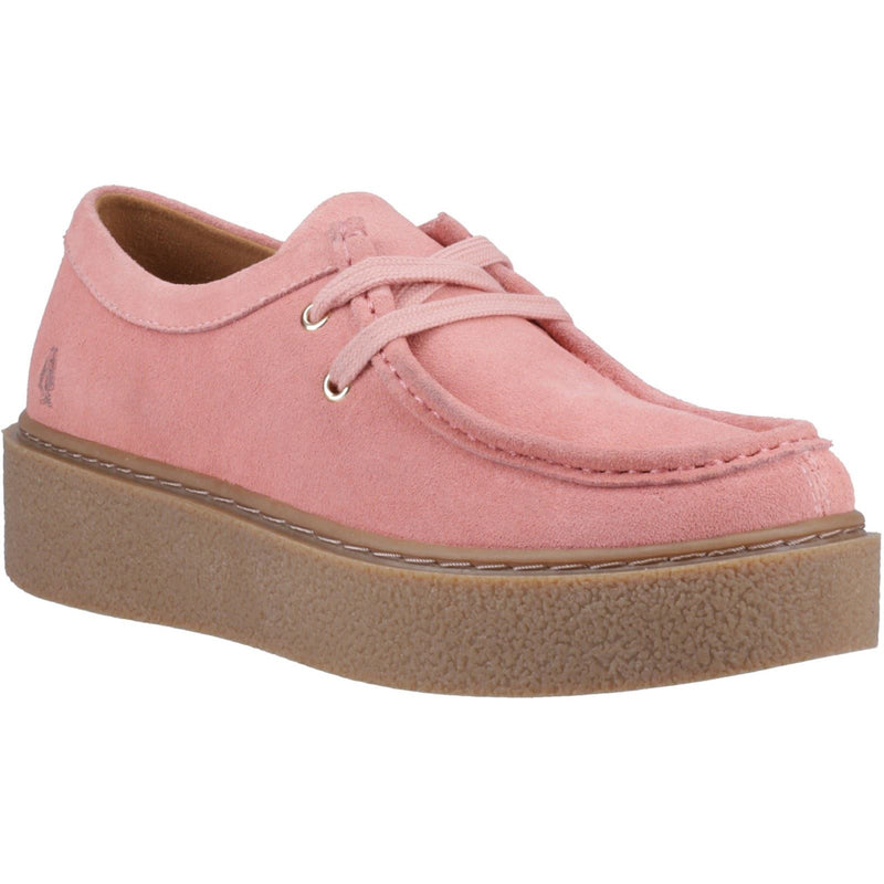 Hush Puppies Bridie Suede Damen Pink Mokassins Aus Leder