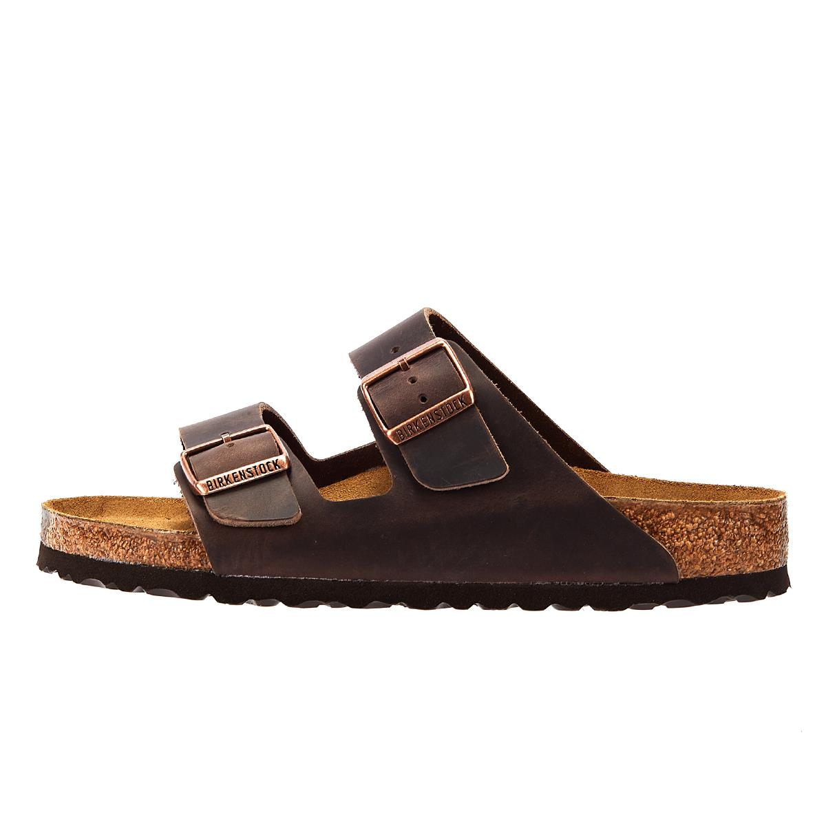 Birkenstock Arizona Birko Flor Braune Sandalen