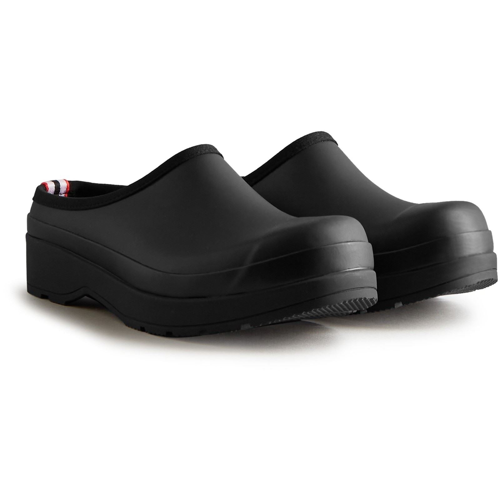 Hunter Play Clog Herren Gartenschuhe Aus Schwarzem Gummi