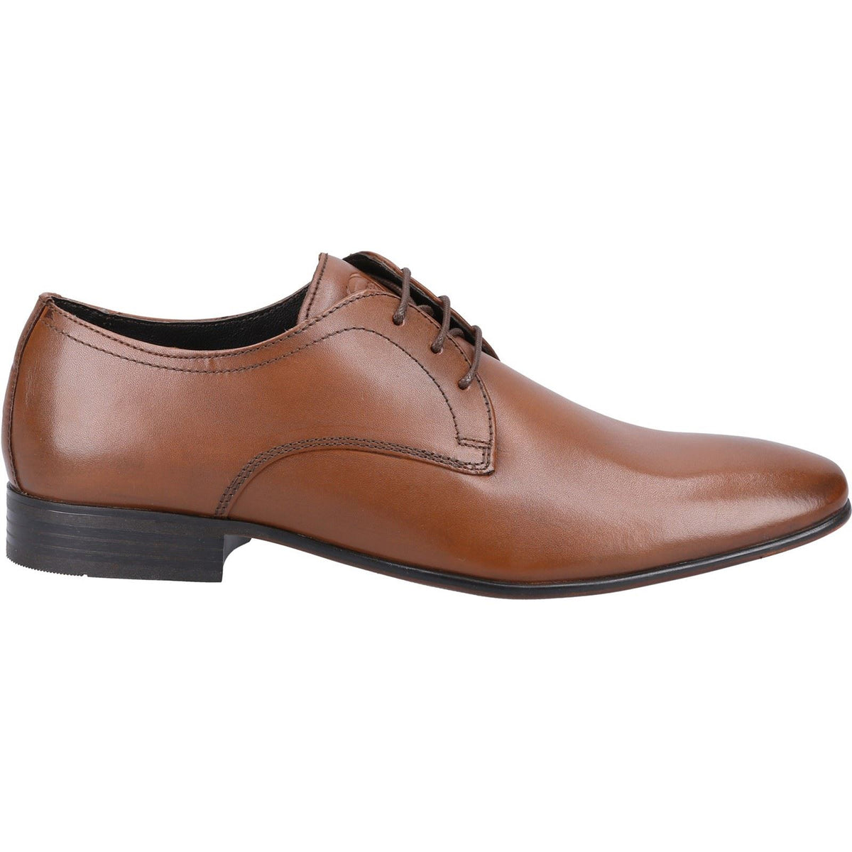Base London Seymour Leder Herren Oxford Schuhe In Verbranntem Braun.