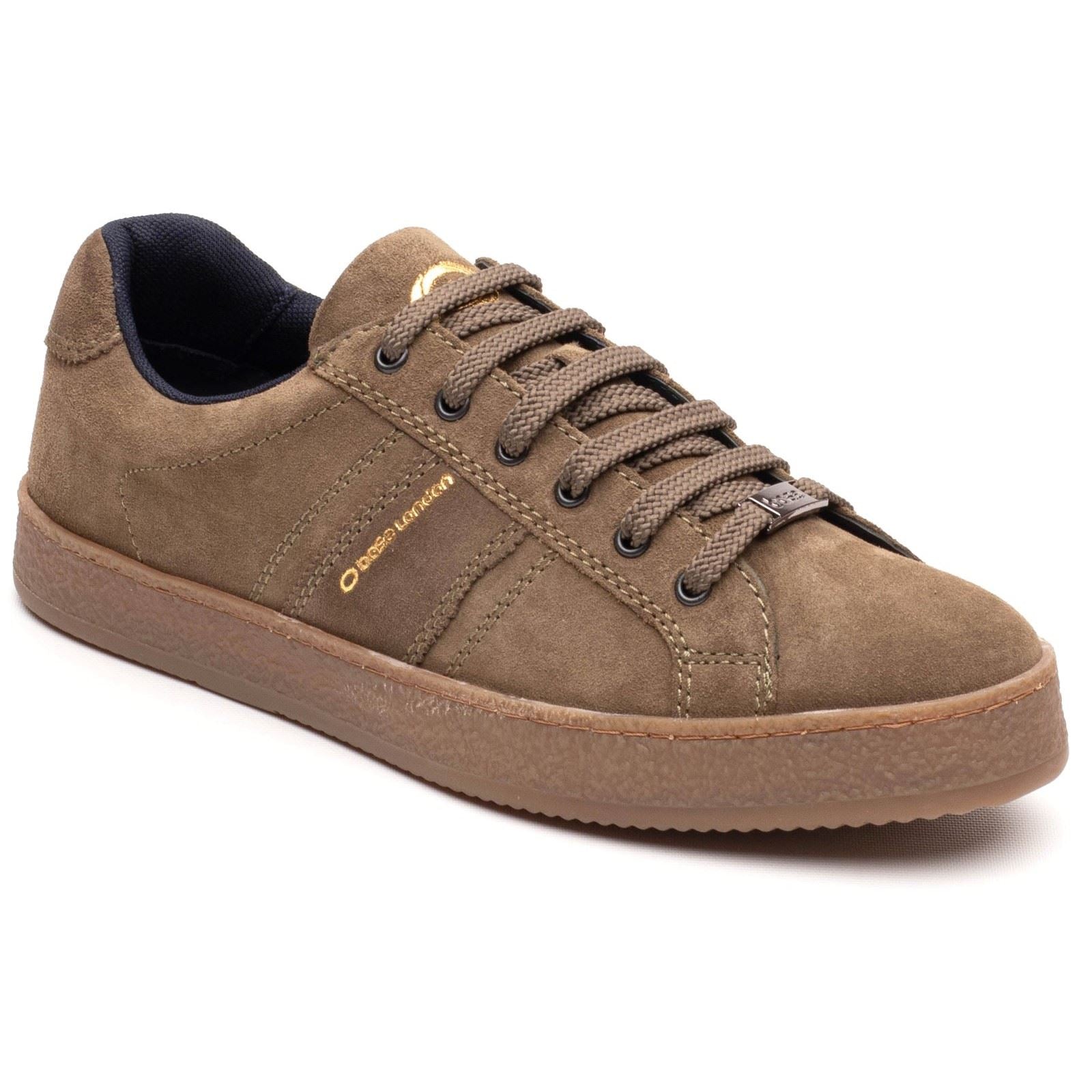 Base London Hopper Leder Herren Moss Sneaker