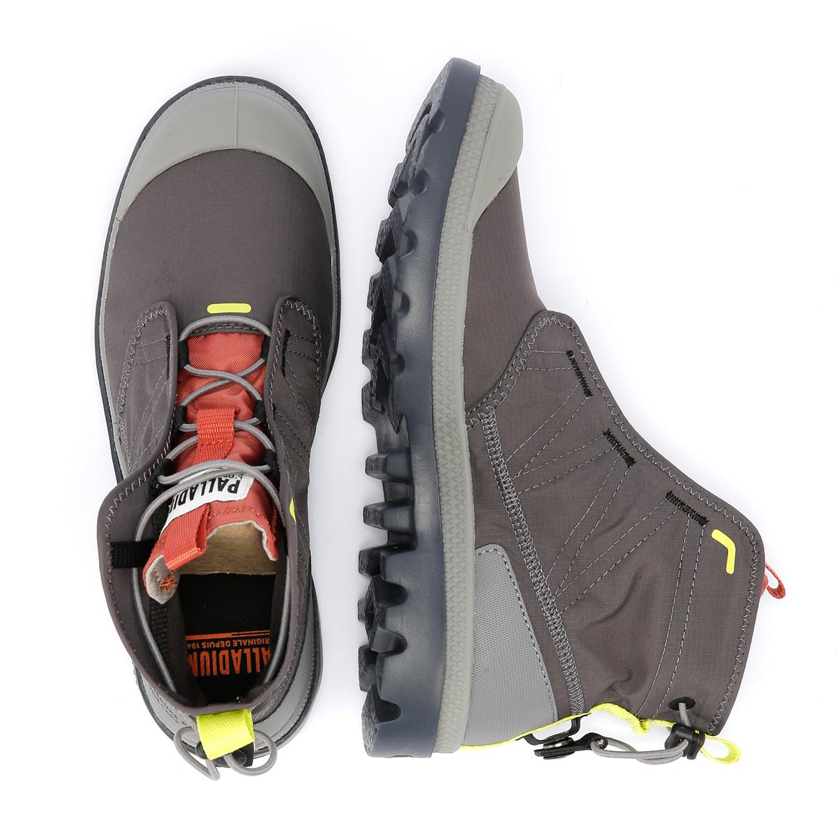 Palladium Pampa Travel Lite Herren Stiefel Aus Asphalt-Nylon