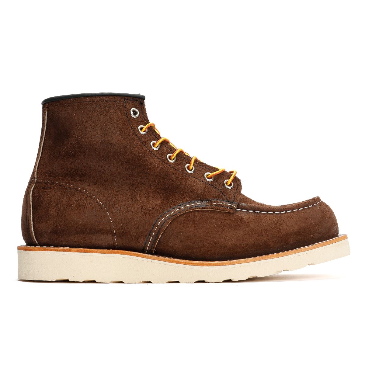 Red Wing 8836 6 Inch Moc Toe Wildleder Herren Braune Stiefel