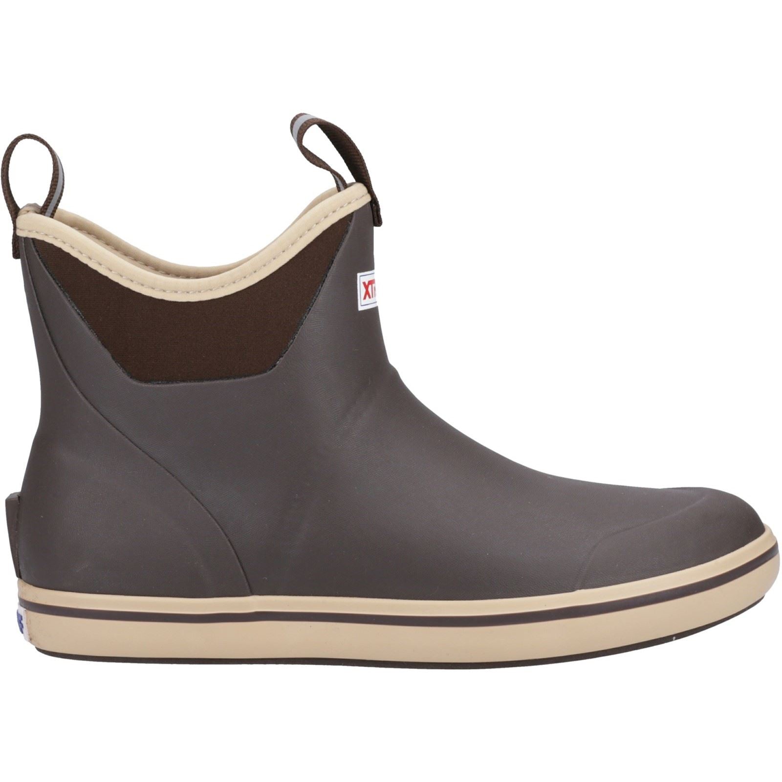 Xtratuf Knöchel Deck Gummi Schokoladen/Tannensohlen Gummistiefel