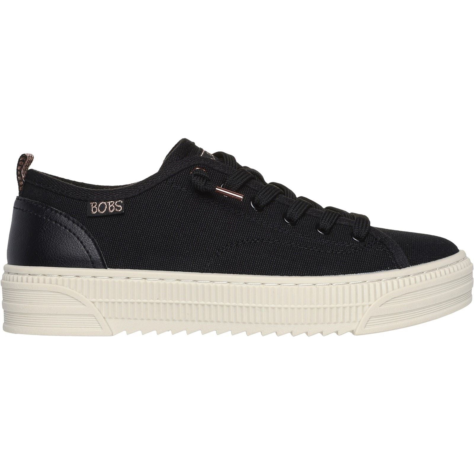 Skechers BOBS Copa Textile Damen-Sneaker In Schwarz