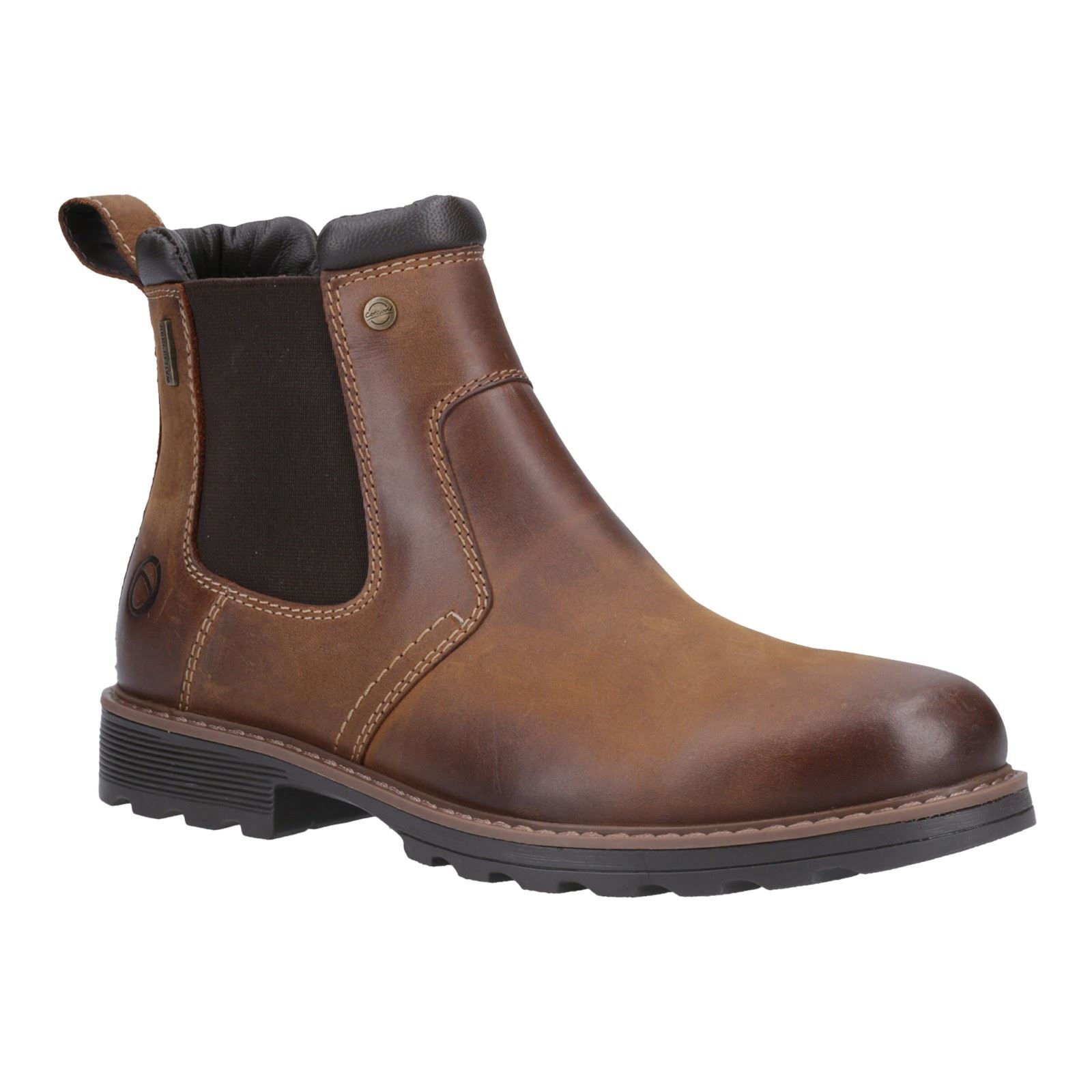 Cotswold Leafield Leder Herren Tan Stiefel