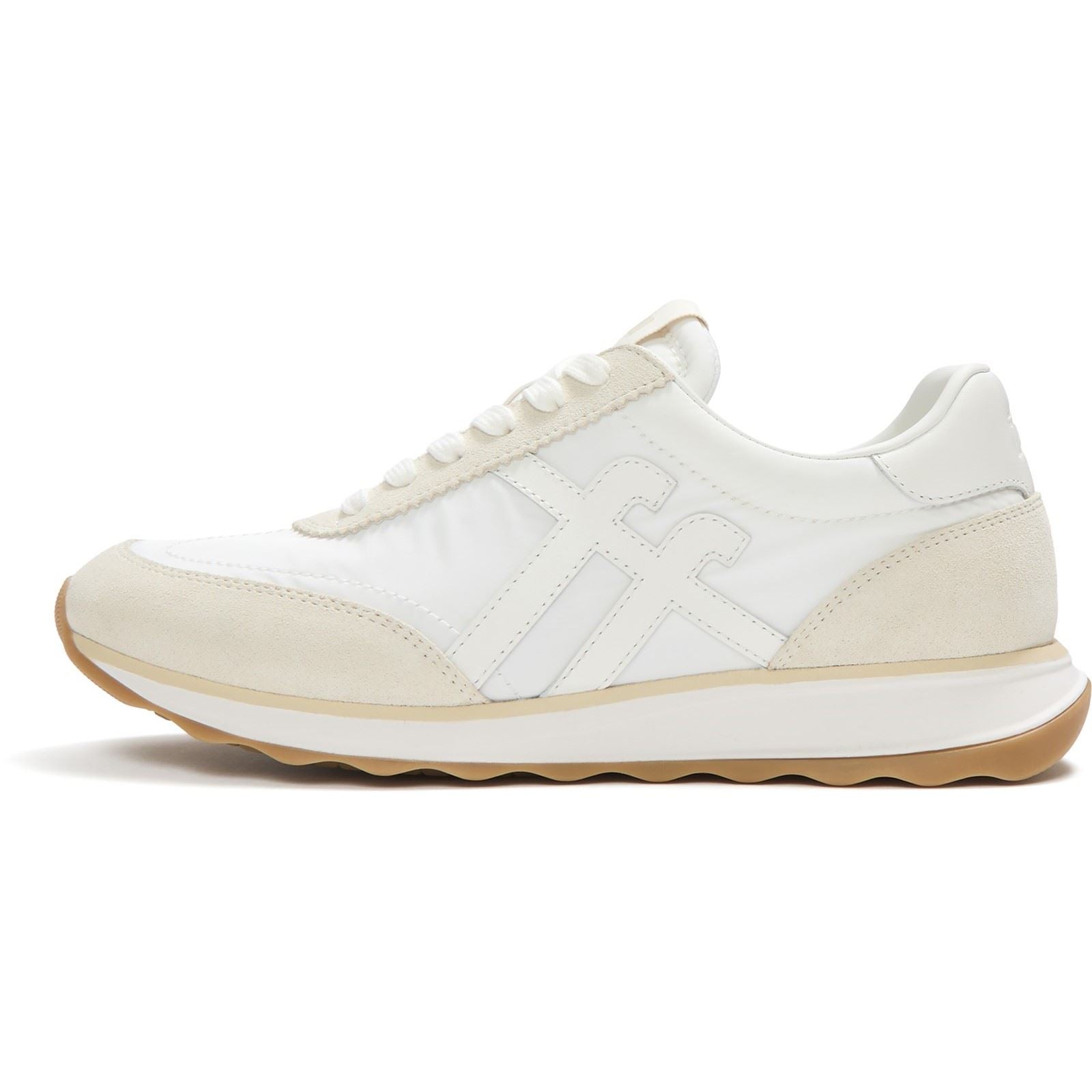 Fitflop Retro-Q FF Nylon Damen Urban Weiße Mix Sneakers