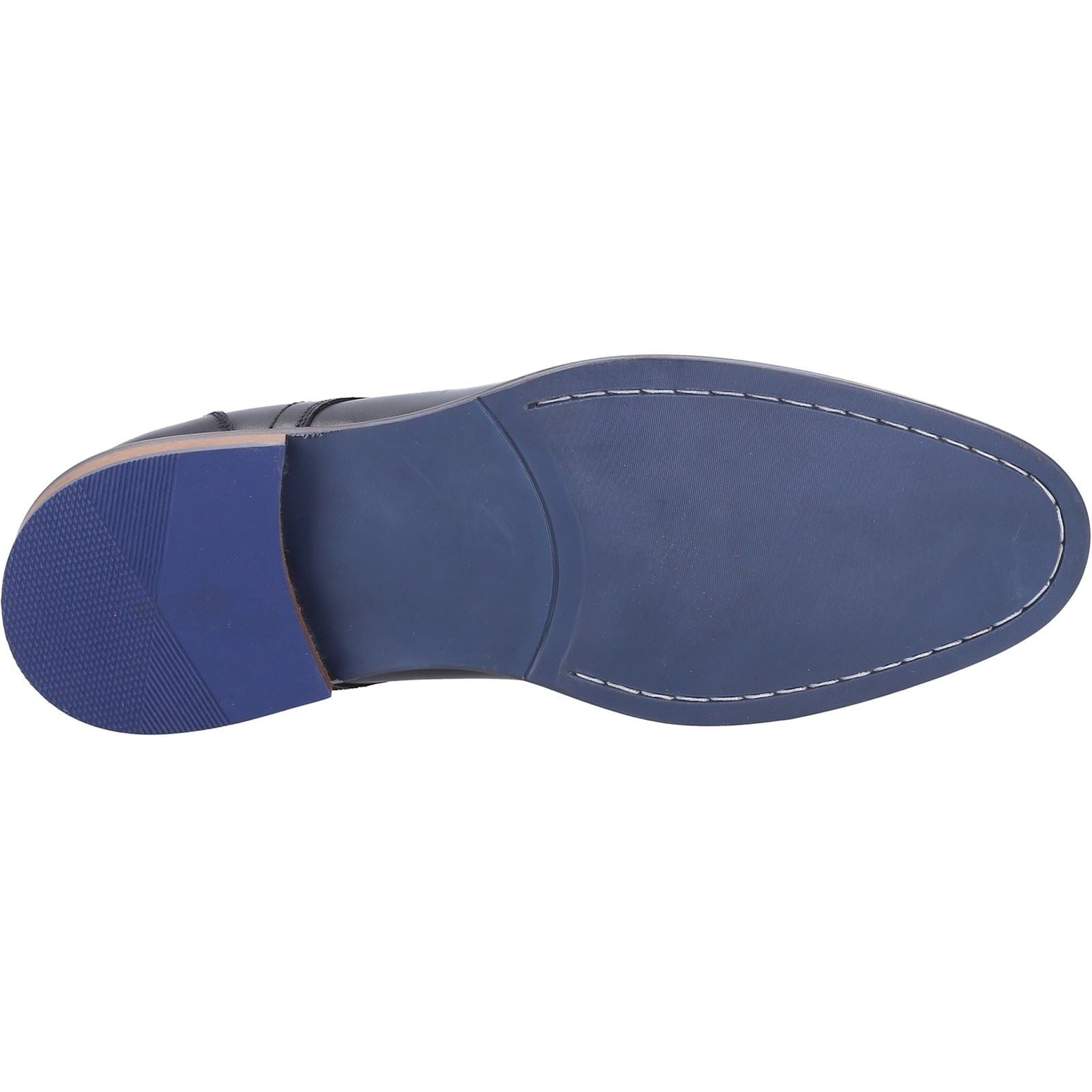 Hush Puppies Damien Lace Up Herrenschuhe Aus Schwarzem Leder Mit Schnürung