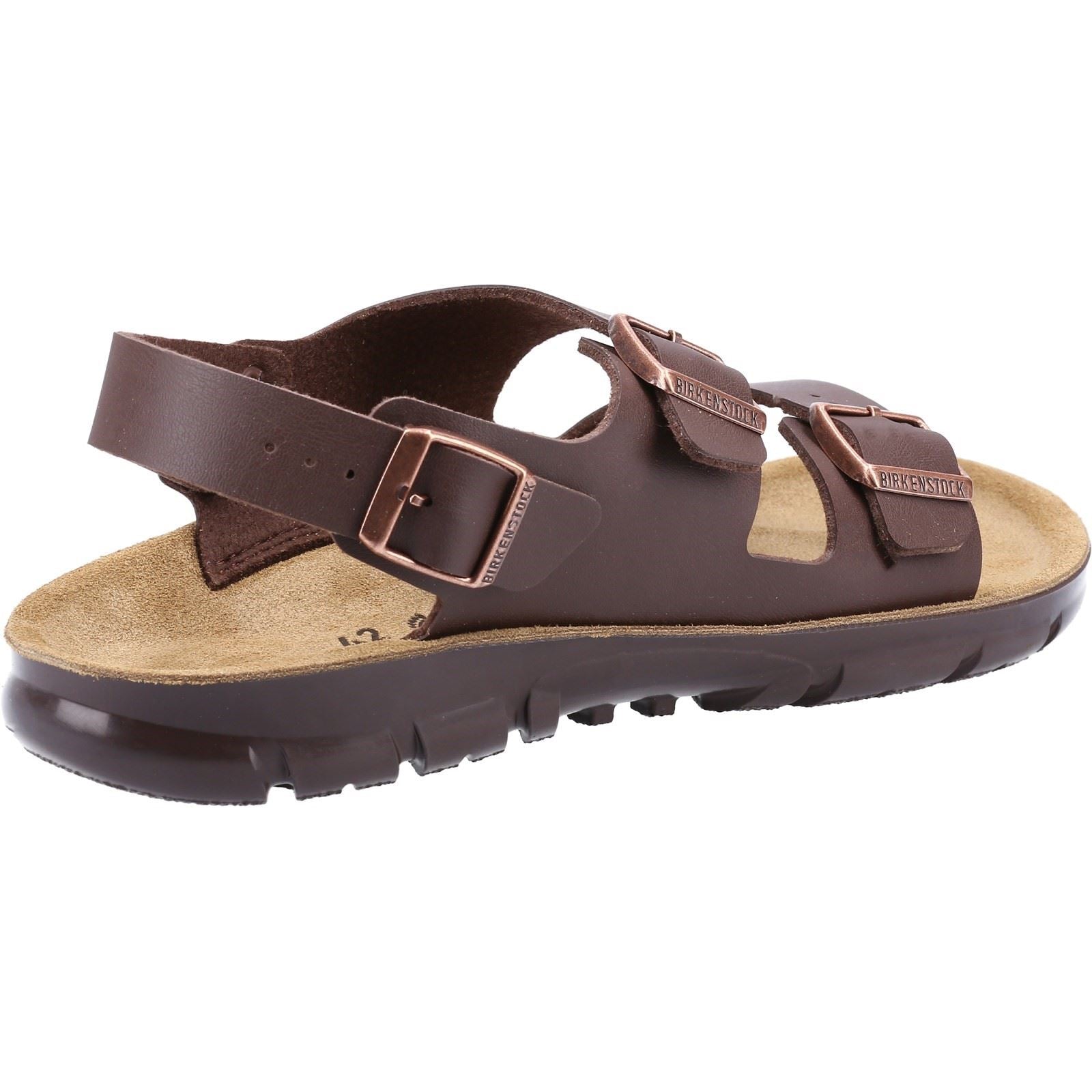 Birkenstock Kano Synthetische Herren Sandalen In Dunkelbraun