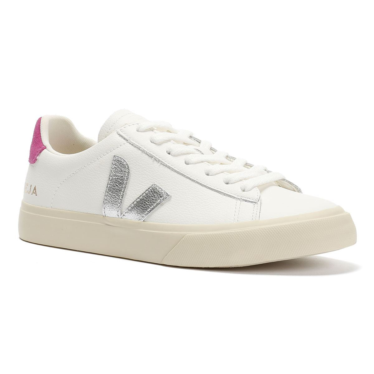 Veja Campo Leder Damen Weiße Sneakers