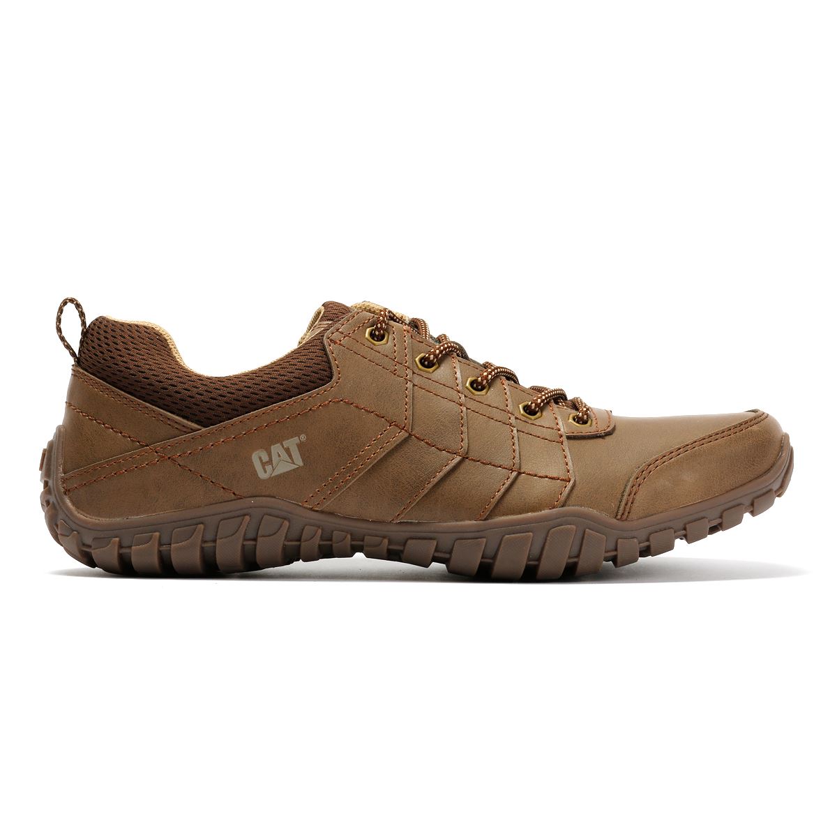 Caterpillar Instruct Wildleder Herren Schnürschuhe In Beige