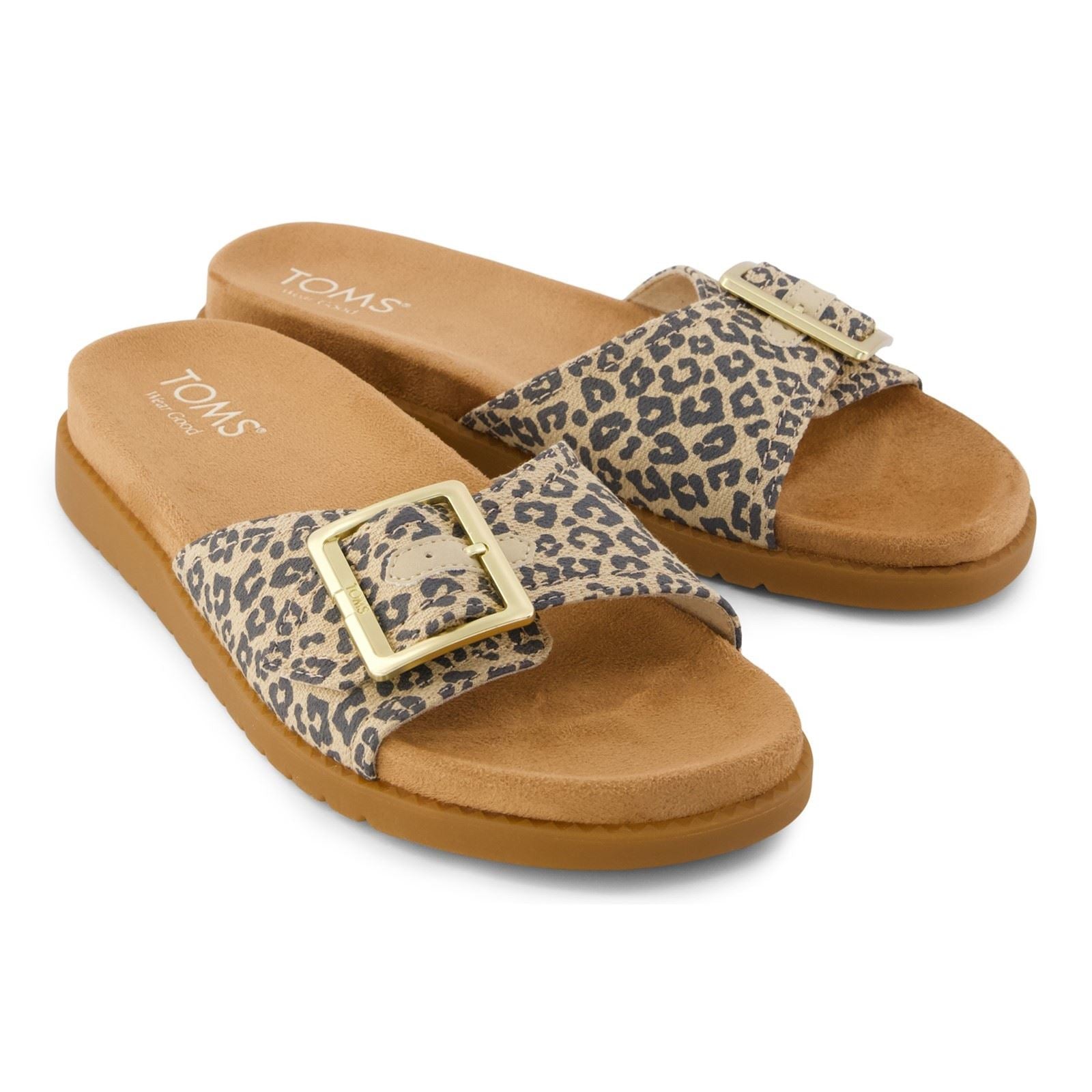 TOMS Marin Textile Damen Hausschuhe In Haferflockenfarbe