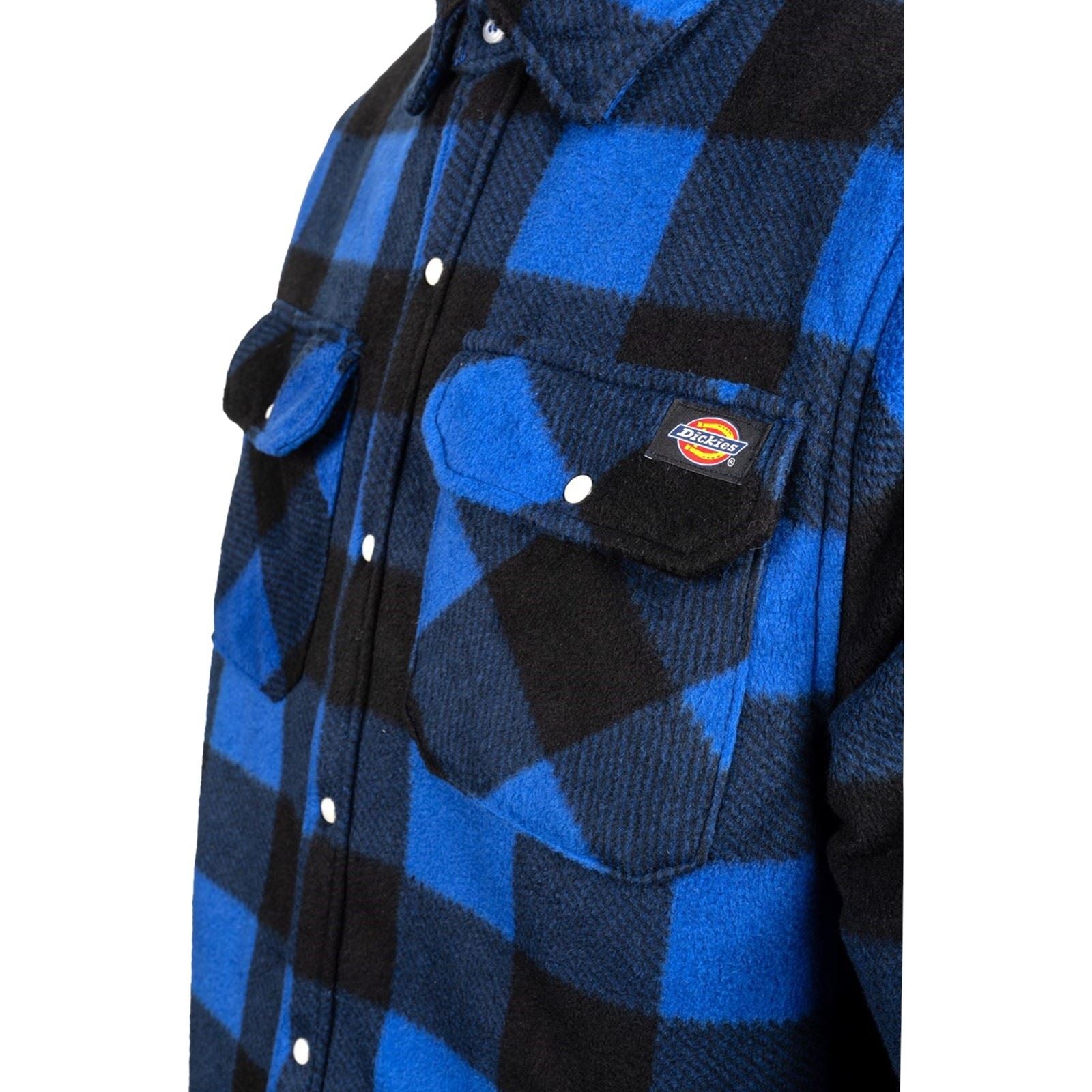 Dickies Portland Polyester Herren Blau Freizeithemd