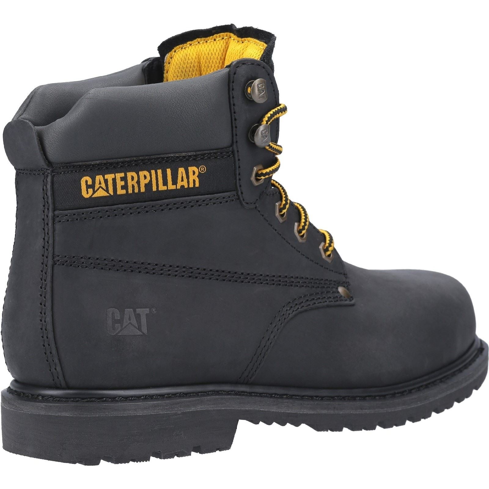 Caterpillar Powerplant Nubuck Schwarze Farbe Sicherheitsstiefel