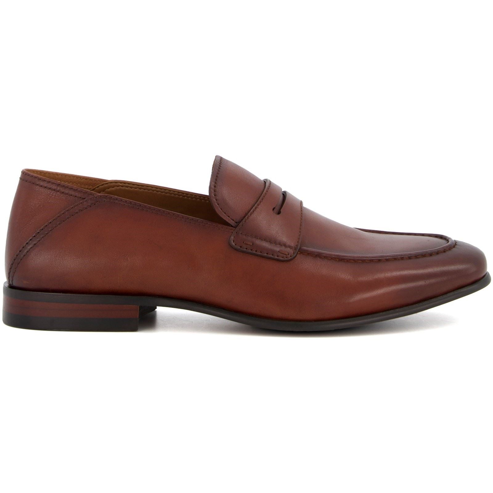 Dune Sync Leder Herren Slipper In Beige