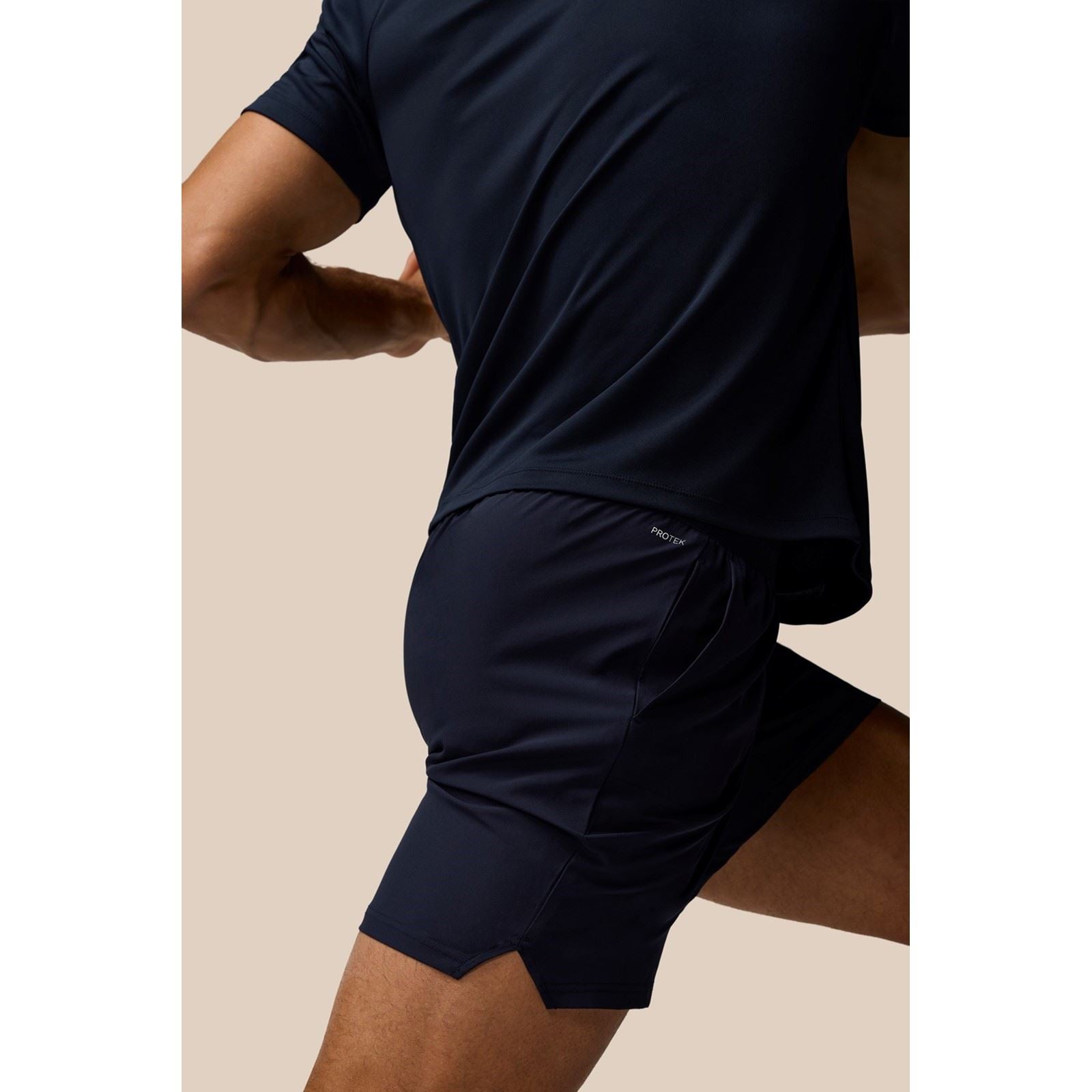 Castore Branded Elastic Shorts Polyester Herren Blau Activewear Shorts