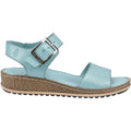 Hush Puppies Ellie Damen Sandalen Aus Leder In Aqua