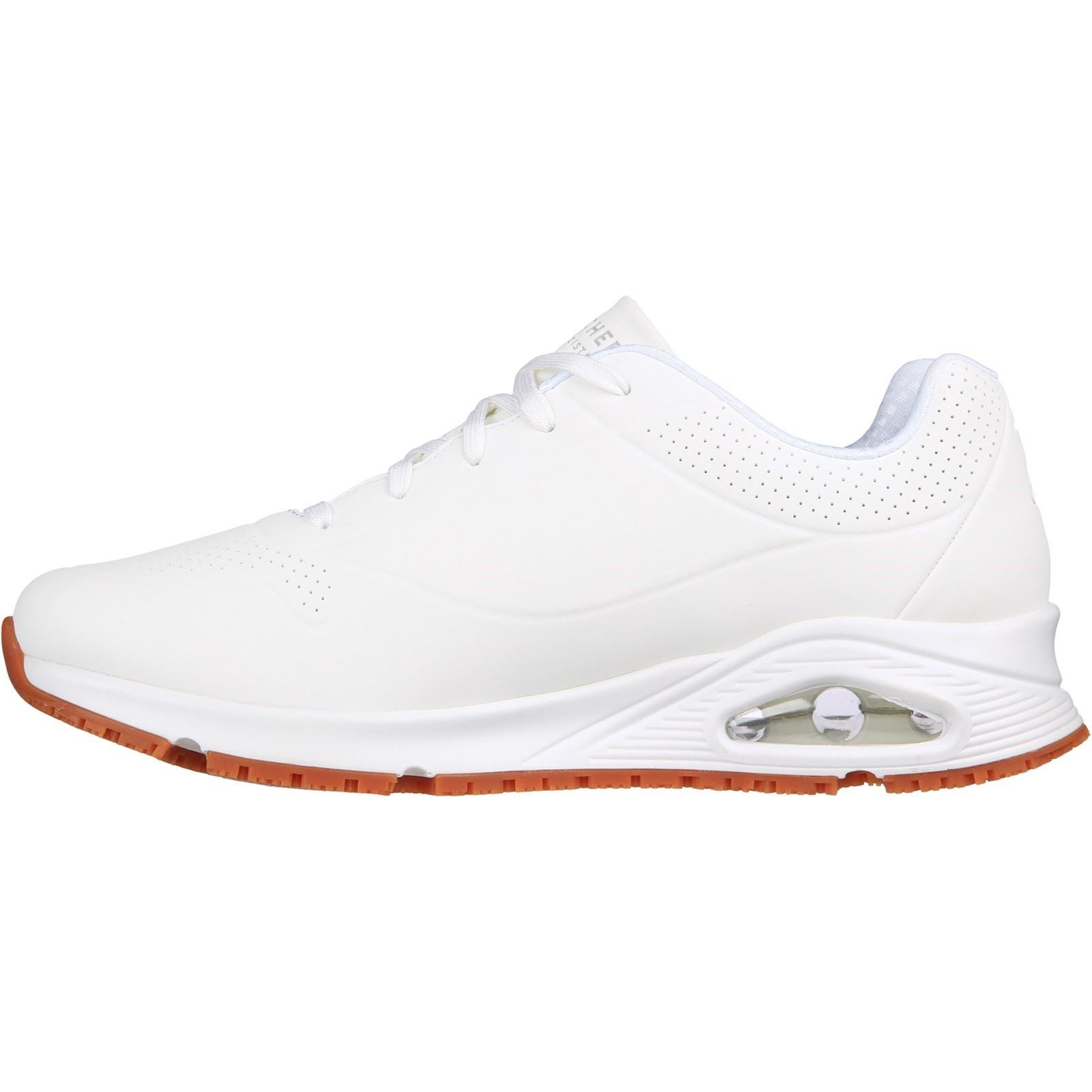 Skechers Workwear Work Relaxed Fit: Uno SR Sutal Herren Weiße Sicherheitssneaker