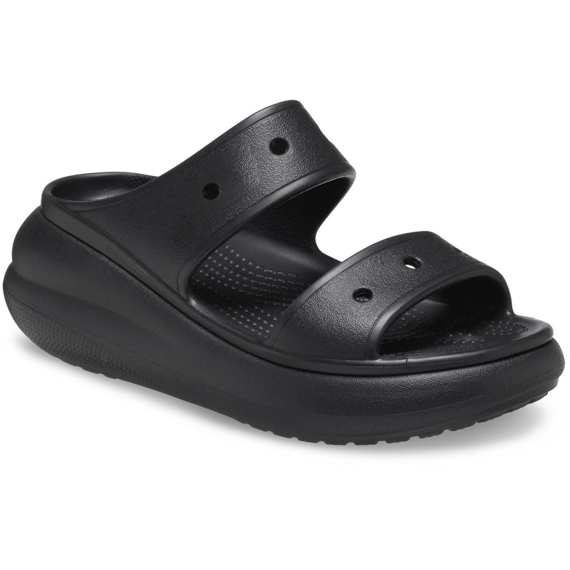 Crocs Classic Crush Damen Clogs Aus Thermoplast In Schwarz