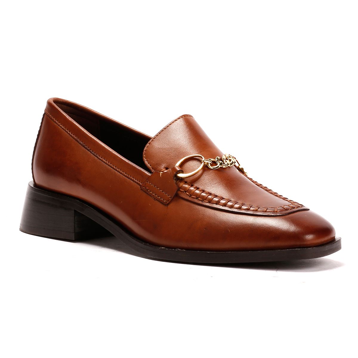 Osprey London The Islington Leder Damen Braune Slipper
