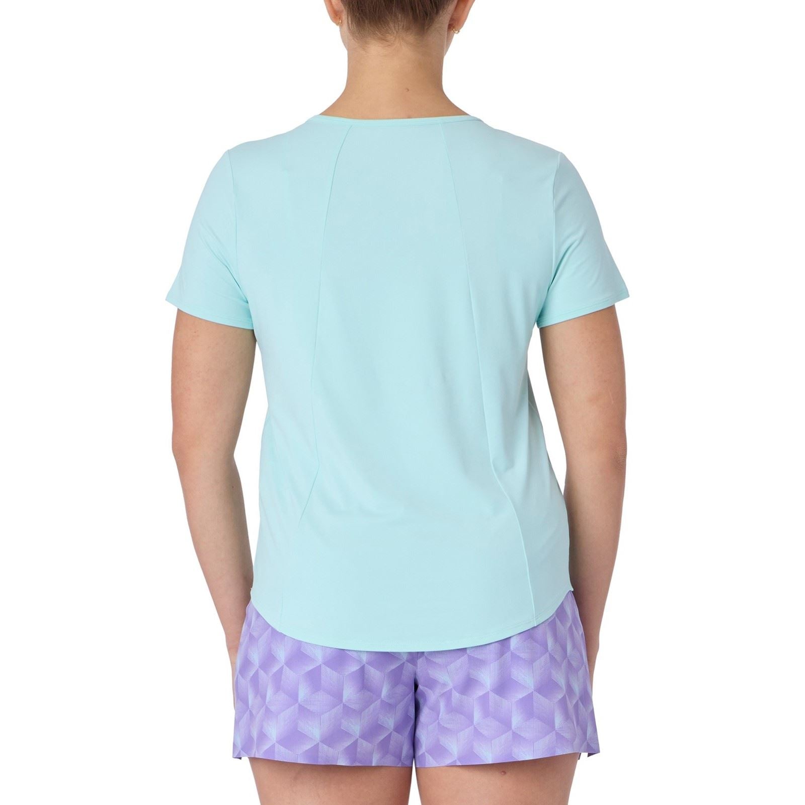 Skechers Stride Performance Tee Damen Graue Sport-T-Shirts