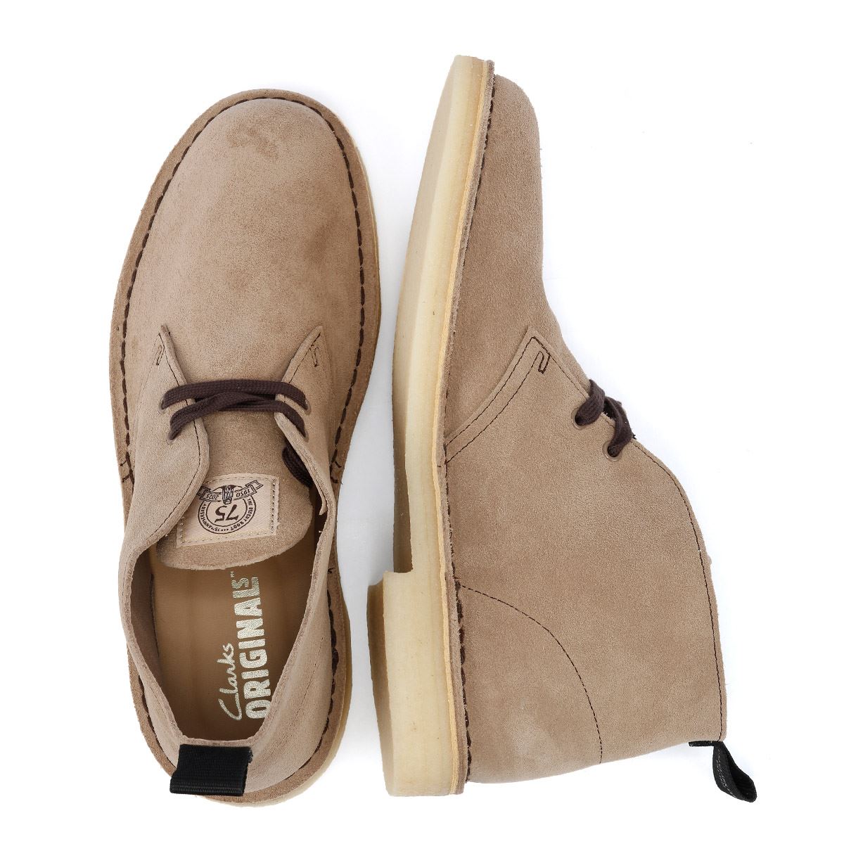 Clarks Originals Desert Wildleder Herrenstiefel Braun