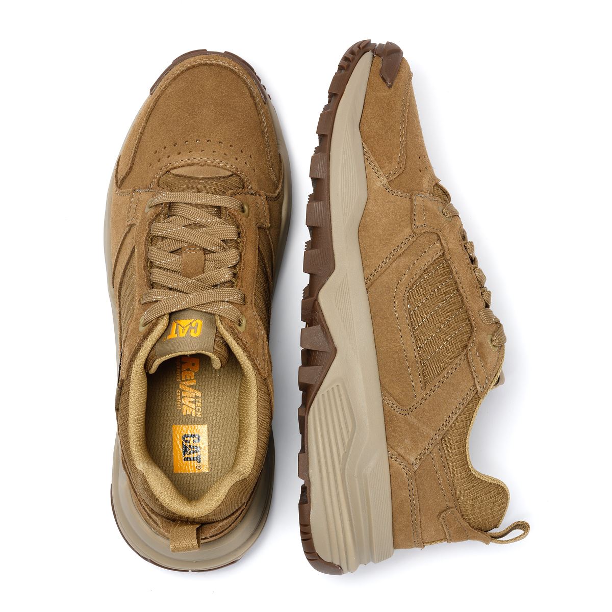 Caterpillar Grapple Wildleder Herren Braune Sneaker