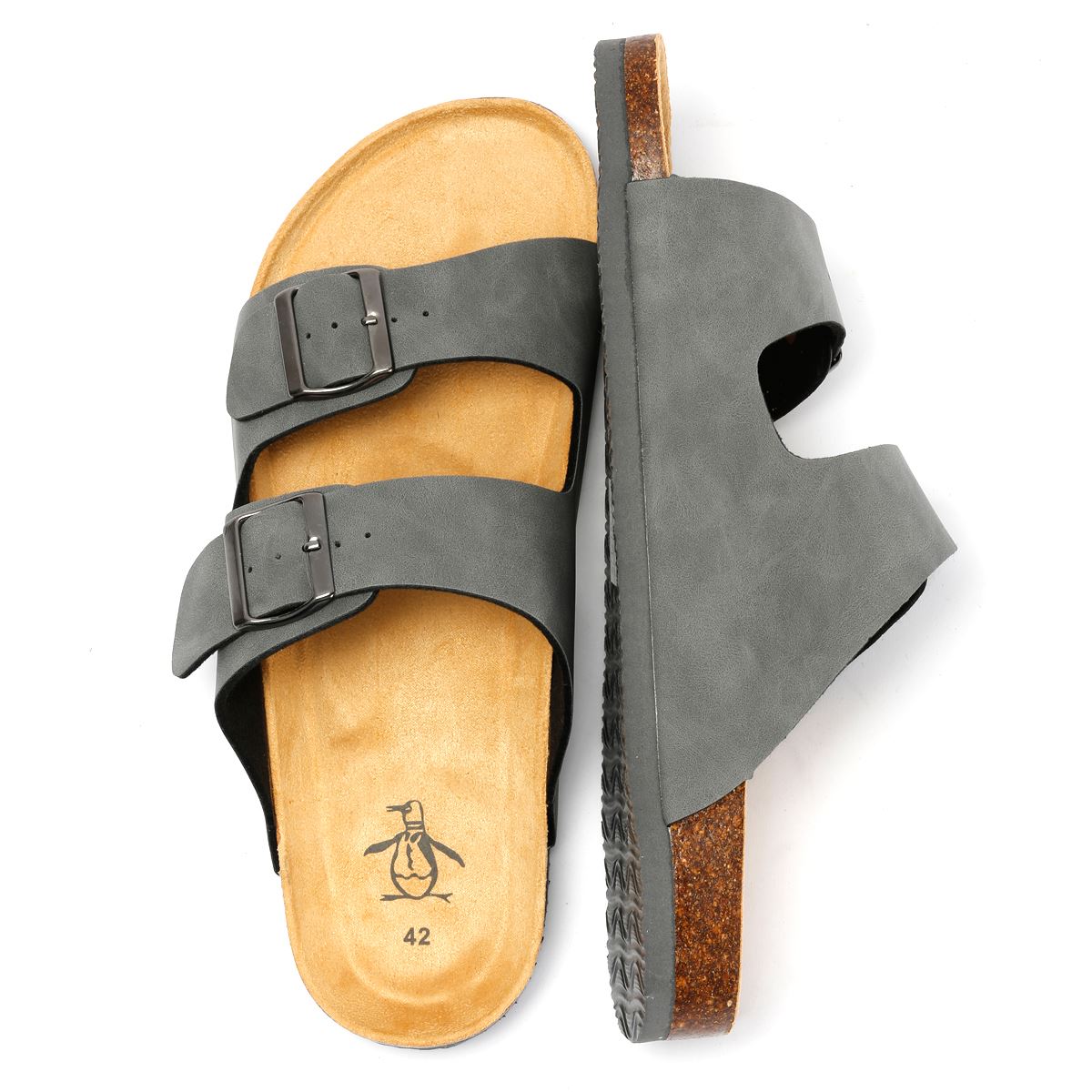 Penguin Port 2 Herren Graue Sandalen