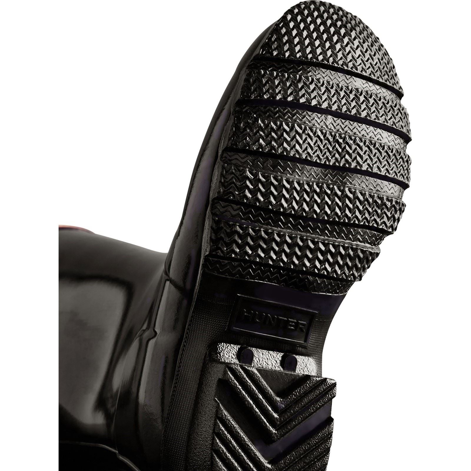 Hunter Junior Originals Gloss Gummistiefel Für Unisex Kinder In Schwarz