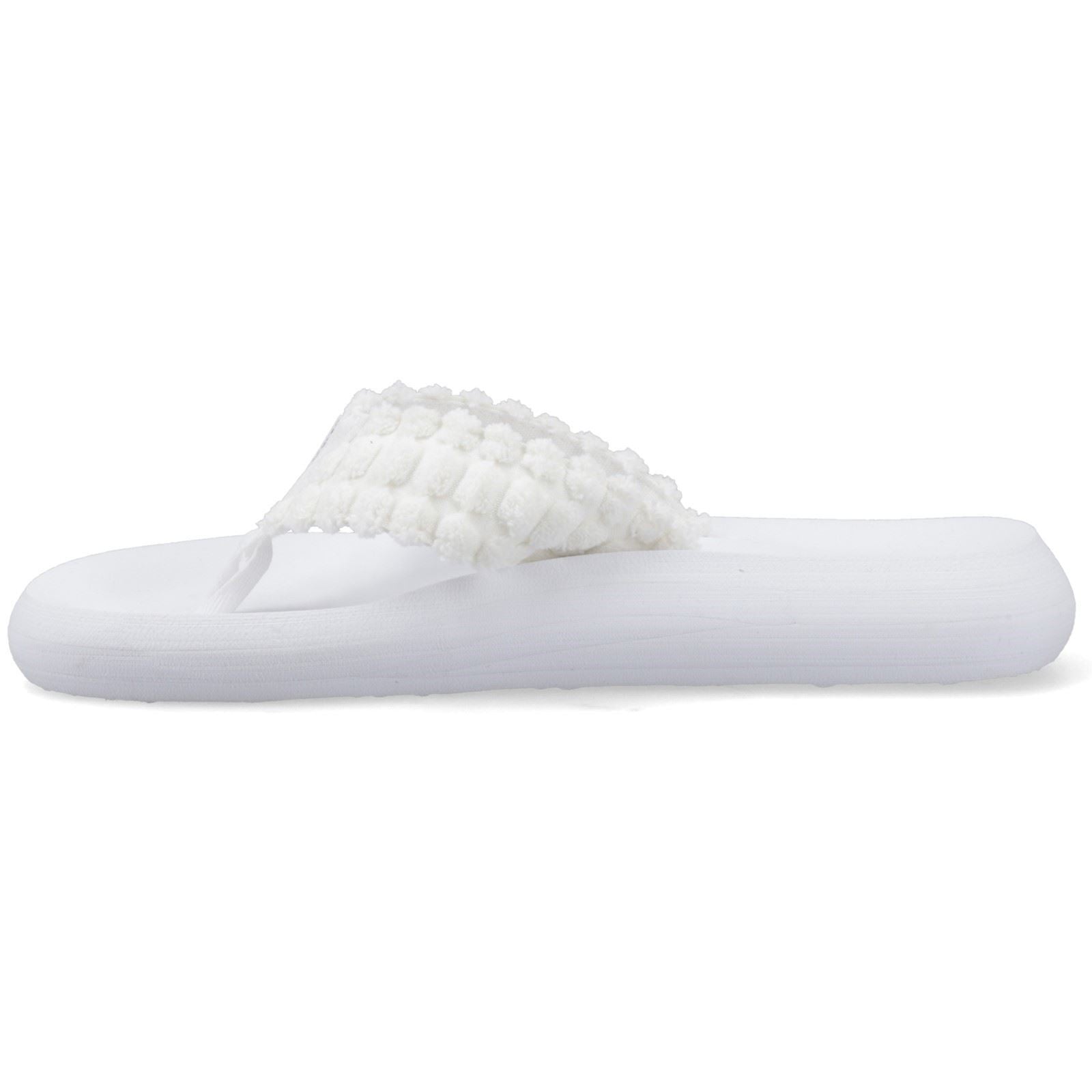 Rocket Dog Spotlight Atom Textile Damen Flip-Flops In Weiß