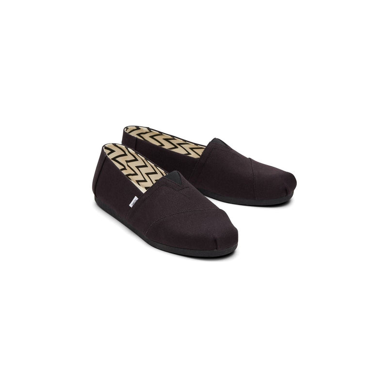 TOMS Alpargata 100% Baumwolle Herren Espadrilles In Schwarz