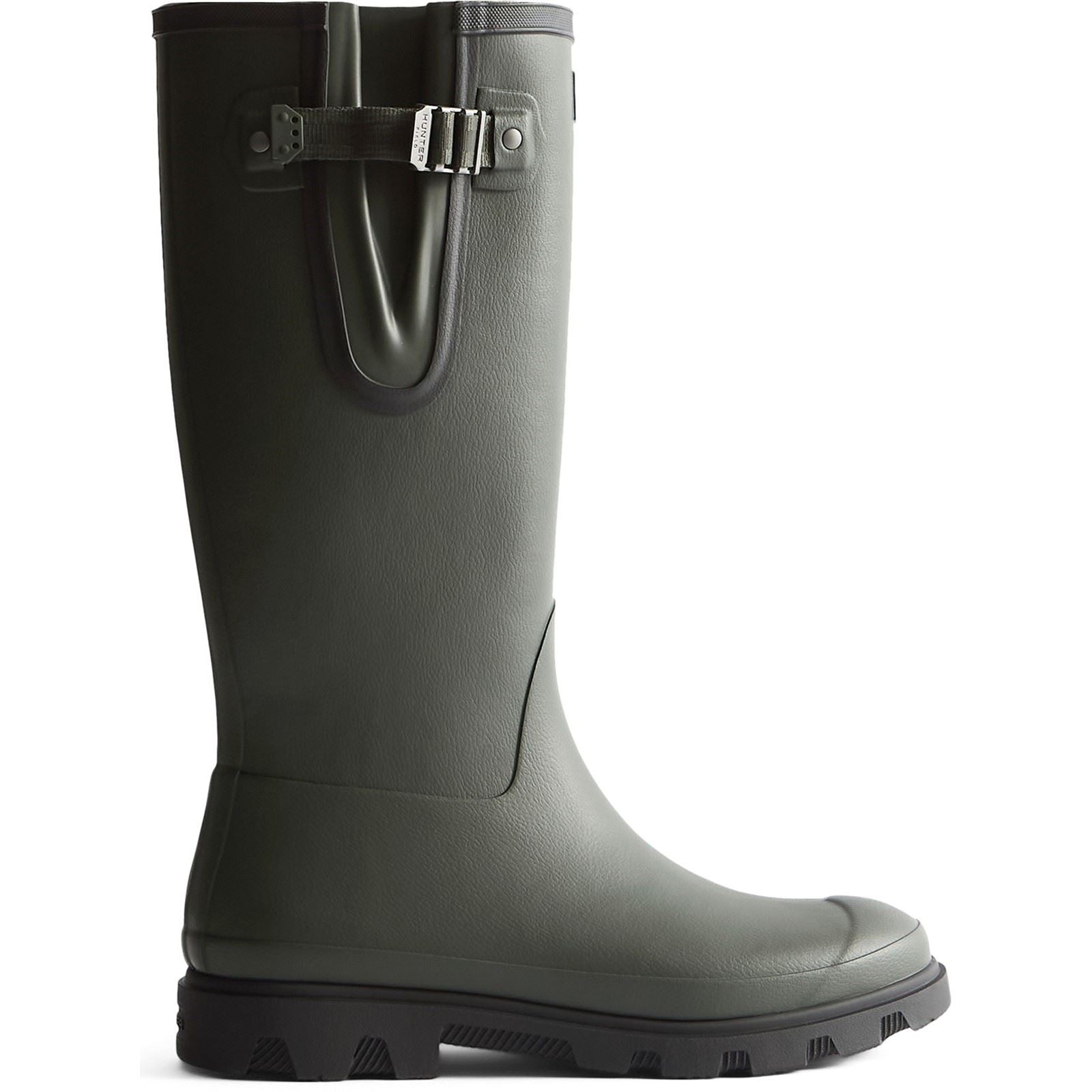 Hunter Downpour Adjustable Gummistiefel Für Damen In Dunkeloliv/Schwarz