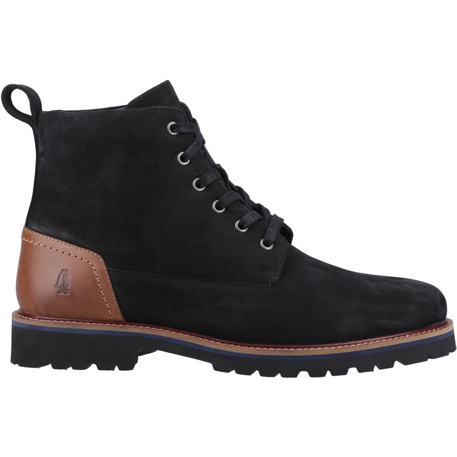 Hush Puppies Maguire Herren Wildlederstiefel in Schwarz