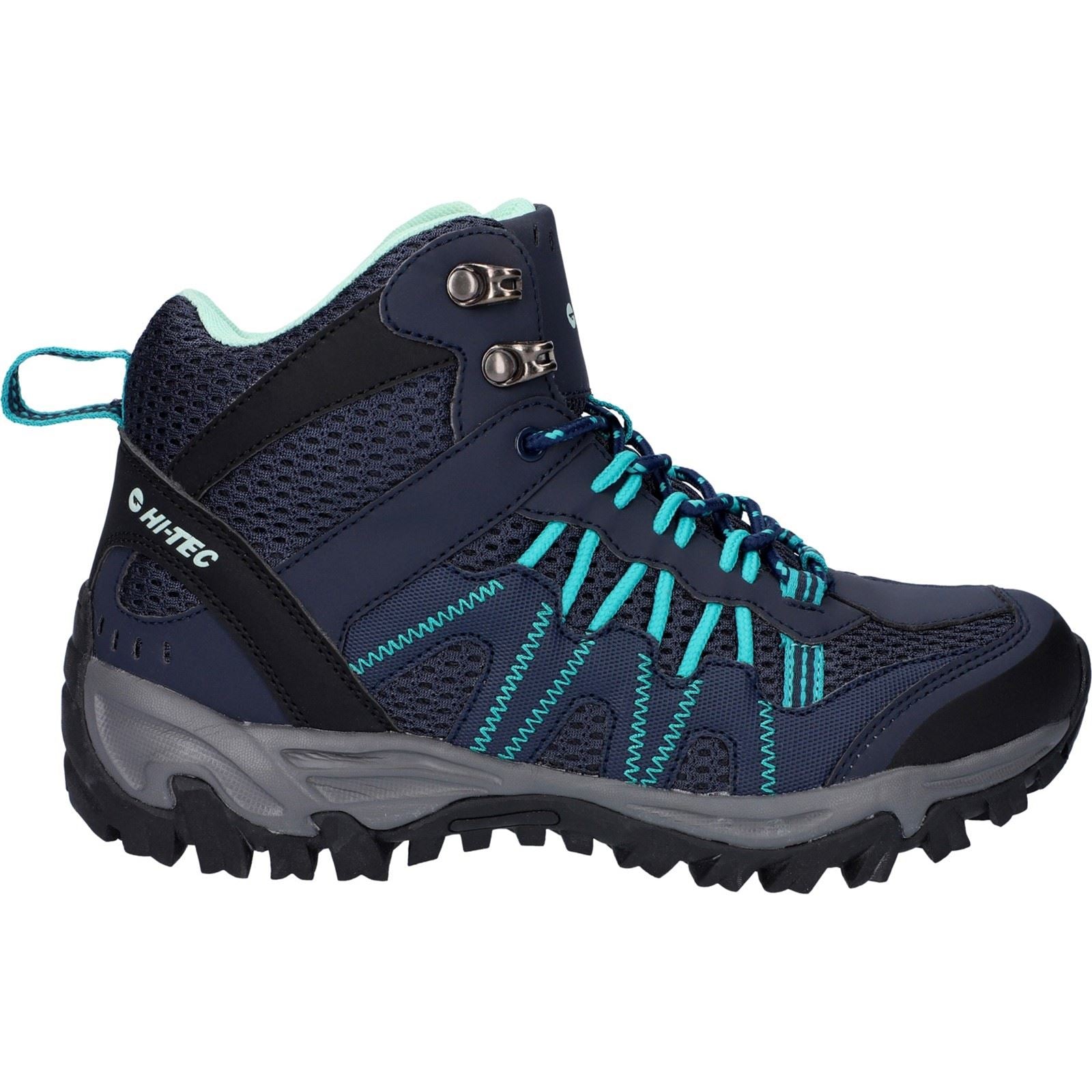 Hi-Tec Jaguar Mid Polyester Damen Wanderschuhe In Sky Captain/Navigate