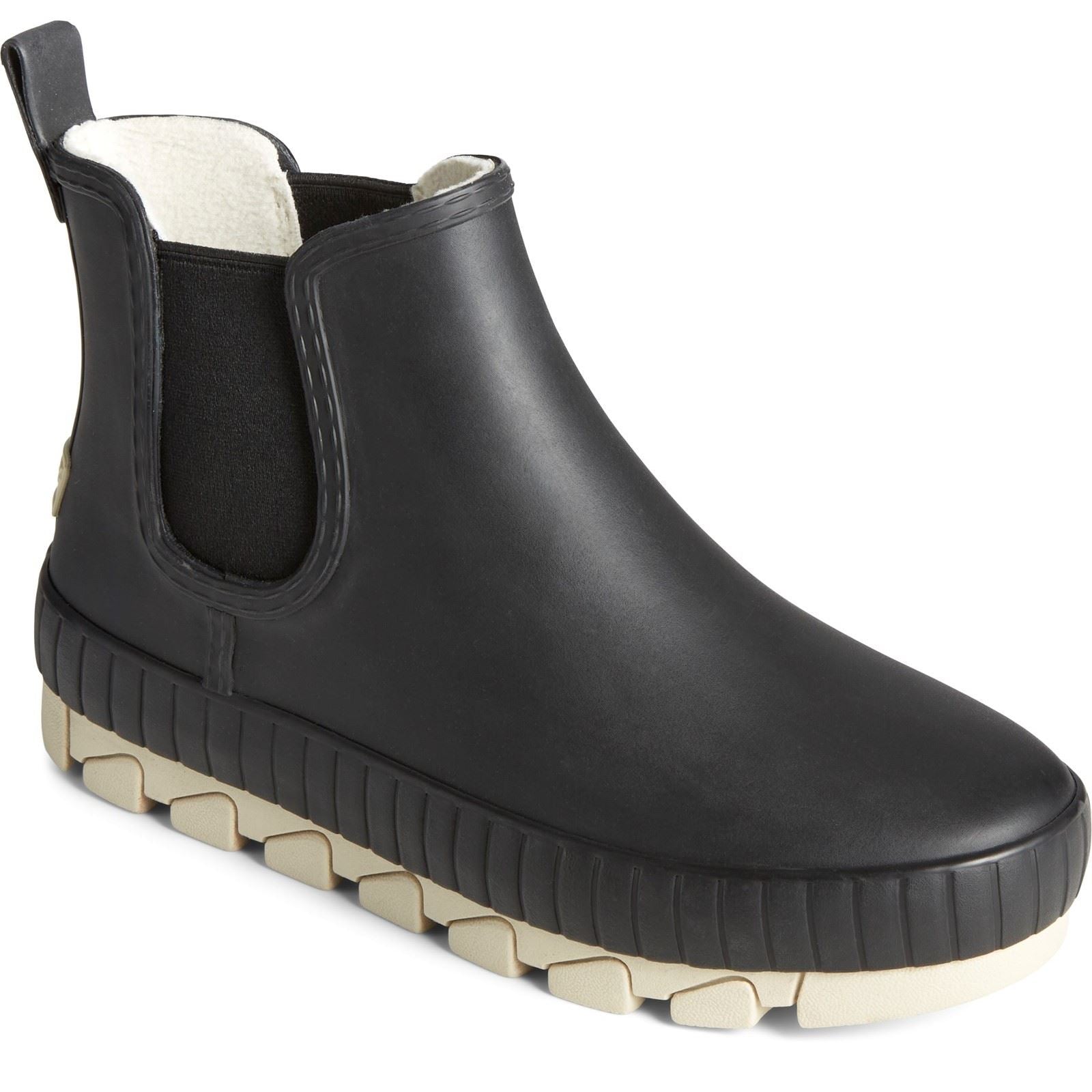 Sperry Torrent Chelsea Gummistiefel Damen Schwarz